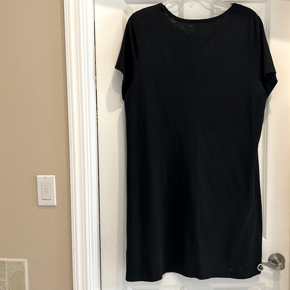 OLD NAVY Black T-Shirt Dress size XXL - Picture 2 of 7